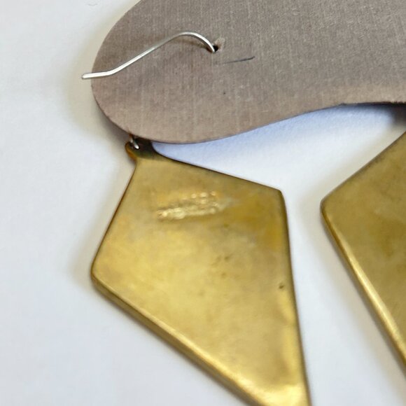 Vintage Mexico Alpaca Silver shell Inlay Abalone hook Earrings pink flowers - Picture 8 of 9